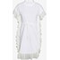 See by Chloé Sukienka z dżerseju white powder SE321C03X