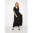 Vero Moda VMMITSI V-NECK ANCLE DRESS Długa sukienka black VE121C28S