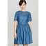 LENITIF Sukienka K164 Niebieski