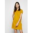 ONLY ONLVANNA DRESS Sukienka z dżerseju golden yellow ON321C1QX