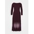 Patrizia Pepe DRESS SEE THROUGH Sukienka dzianinowa violet swan P1421C0EH