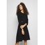 Anna Field Petite DRESS FIT&FLARE Sukienka z dżerseju black ANI21C02M