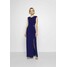 Lauren Ralph Lauren CLASSIC LONG GOWN TRIM Długa sukienka parisian blue L4221C0WQ