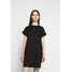 KARL LAGERFELD MERCERIZED DRESS Sukienka z dżerseju black K4821C02Y