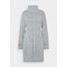 Vila VIROLFIE TIE BELT DRESS Sukienka dzianinowa light grey melange V1021C247