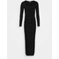 Missguided SIDE RUCHED SLINKY DRESS Sukienka letnia black M0Q21C1MA