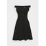 WAL G. BARDOT MIDI DRESS Sukienka z dżerseju black WG021C0HZ