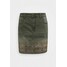 Desigual FAL OSAKA Spódnica trapezowa verde militar DE121B07N