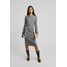 Vero Moda VMSVEA O NECK DRESS Sukienka dzianinowa medium grey melange VE121C1UF