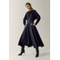 Massimo Dutti MIT ASYMMETRISCHEM SAUM Sukienka letnia dark blue M3I21C0AL