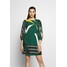 Closet CLOSET SHORT PUFF SLEEVE DRESS Sukienka letnia green CL921C0PB