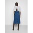 Selected Femme Tall SLFDEMINA SKIRT Spódnica trapezowa dark blue denim SEM21B00J