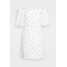 Glamorous BARDOT DRESS Sukienka letnia white/black GL921C0LG