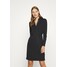 Calvin Klein Sukienka z dżerseju black 6CA21C020