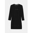 Calvin Klein Jeans DOUBLE LAYER DRESS Sukienka letnia black C1821C06F
