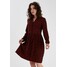 Fransa FRLAPREP Sukienka letnia black w. barn red F2121C04C