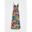 J.CREW ROSSINI DRESS LONG Sukienka letnia floral multi JC421C04Z