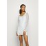 HOSS X NA-KD DETAILED DRESS Sukienka koktajlowa white NAA21C0D4