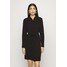 Vero Moda VMSAGA COLLAR SHIRT DRESS Sukienka koszulowa black VE121C2A2