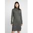 Saint Tropez DRESS HIGH NECK Sukienka dzianinowa grey S2821I05J