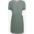 Cotton On AMY WRAP MINI DRESS Sukienka letnia chinois green C1Q21C00W