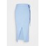 Glamorous Tall TIE WAIST WRAP SKIRT Spódnica ołówkowa powder blue GLC21B006
