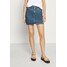 Calvin Klein Jeans HIGH RISE MINI SKIRT Spódnica trapezowa light blue yoke C1821B039