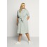 Lauren Ralph Lauren Woman COYNE SLEEVE CASUAL DRESS Sukienka jeansowa vintage chambray wash L0S21C04E