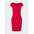 Armani Exchange DRESS Sukienka etui red liquorice ARC21C026