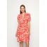 Calvin Klein ZEBRA PRINT WAISTED BUTTON THROUGH DRESS Sukienka koszulowa oddyssey 6CA21C01W