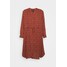 Selected Femme SFDAMINA DRESS Sukienka letnia dark red SE521C0GN