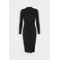 New Look Petite TIE WAIST MIDI DRESS Sukienka etui black NL721C05L