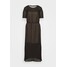Calvin Klein GEORGETTE DRESS Sukienka letnia ck black 6CA21C03S