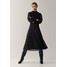 Massimo Dutti MIT GUIPURE Sukienka letnia black M3I21C0AU