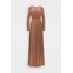 Elisabetta Franchi WOMEN'S DRESS Suknia balowa nocciola EF121C06K