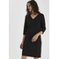 Fransa FRMECHECK Sukienka z dżerseju black mix F2121C04M
