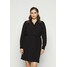 Vero Moda Curve VMSAGA DRESS Sukienka koszulowa black VEE21C04W