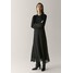Massimo Dutti MIT TUPFEN Długa sukienka black M3I21C0BC