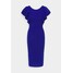 WAL G. KENSLEY RUFFLE SLEEVE DRESS Sukienka letnia electric blue WG021C0KP