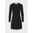 Calvin Klein Jeans LOGO TRIM MILANO DRESS Sukienka z dżerseju black C1821C06J