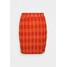 Glamorous MINI SKIRT WITH SIDE SPLIT Spódnica ołówkowa red/orange GL921B05P
