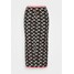 Elisabetta Franchi WOMAN'S SKIRT Spódnica ołówkowa nero/pink EF121B01C