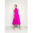 Banana Republic HALTER MIDI Sukienka letnia hot bright pink BJ721C0E2