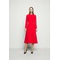 Victoria Beckham DOLMAN MIDI DRESS Sukienka letnia tomato red V0921C00N
