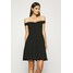 Trendyol Sukienka z dżerseju black TRU21C059