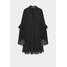 Missguided Tall KEYHOLE FLUTTER SMOCK DRESS DOBBY Sukienka letnia black MIG21C0AH
