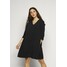 Vero Moda Curve VMGABRINA SHORT SHIRT DRESS Sukienka letnia black VEE21C04X