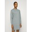 Calvin Klein STUD LOGO DRESS Sukienka letnia mid grey heather 6CA21C028