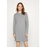 Calvin Klein METALLIC LOGO DRESS Sukienka letnia mid grey heather 6CA21C01X