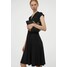 H&M Sukienka z dekoltem w serek 0859136006 Czarny